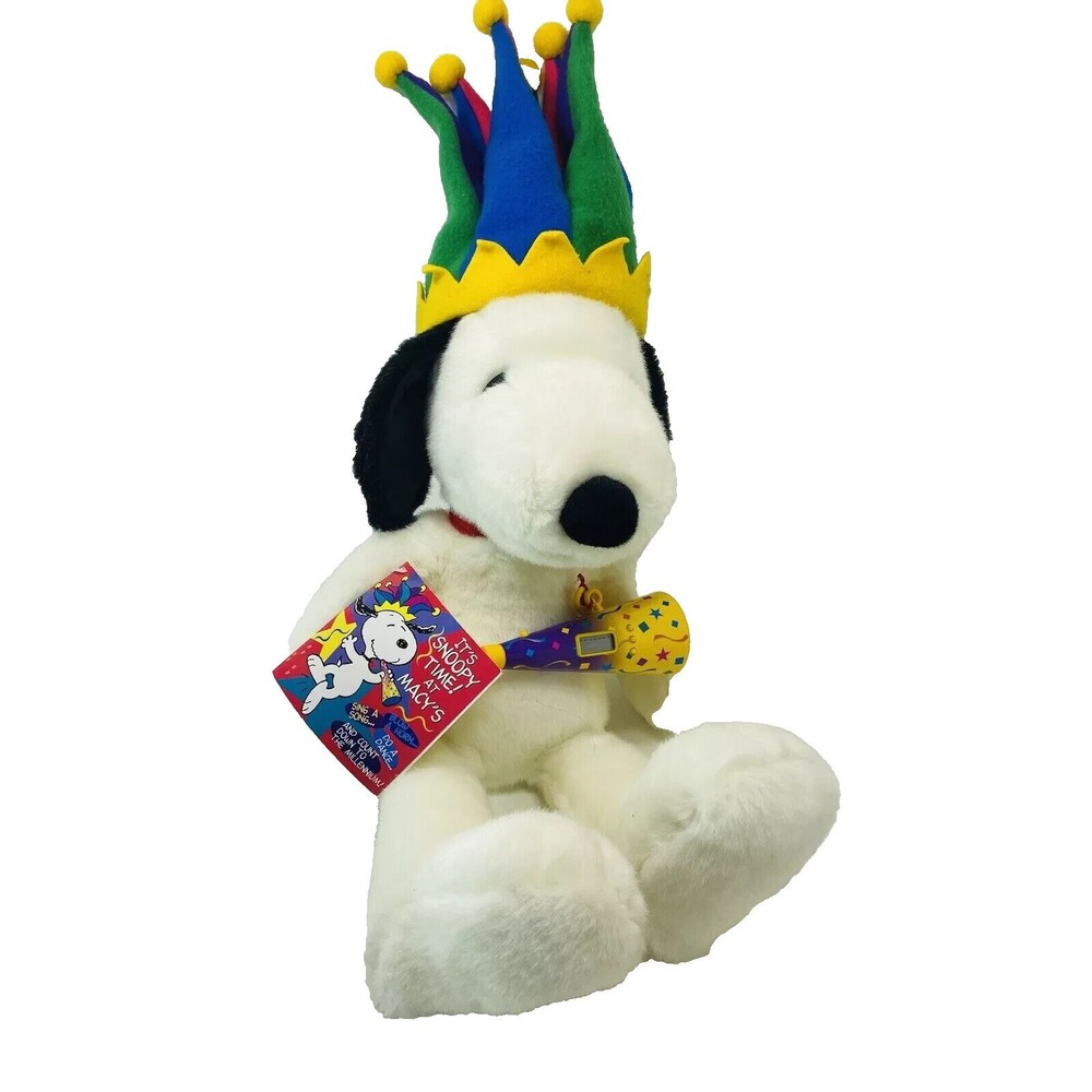 Vintage 2000 Large 25" It's Snoopy Time! At Macy's Count Down to Millennium
